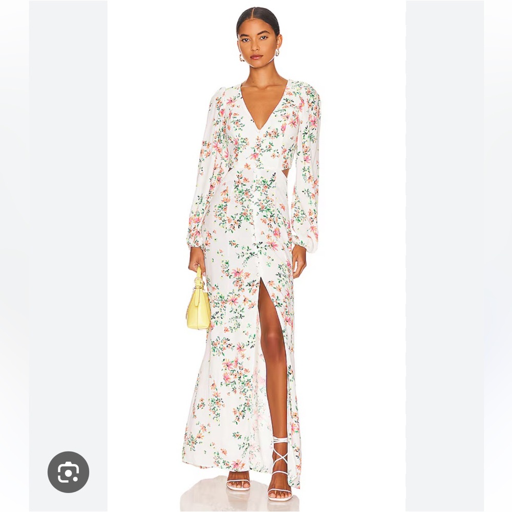 x REVOLVE Nadine Maxi Dress - White Floral